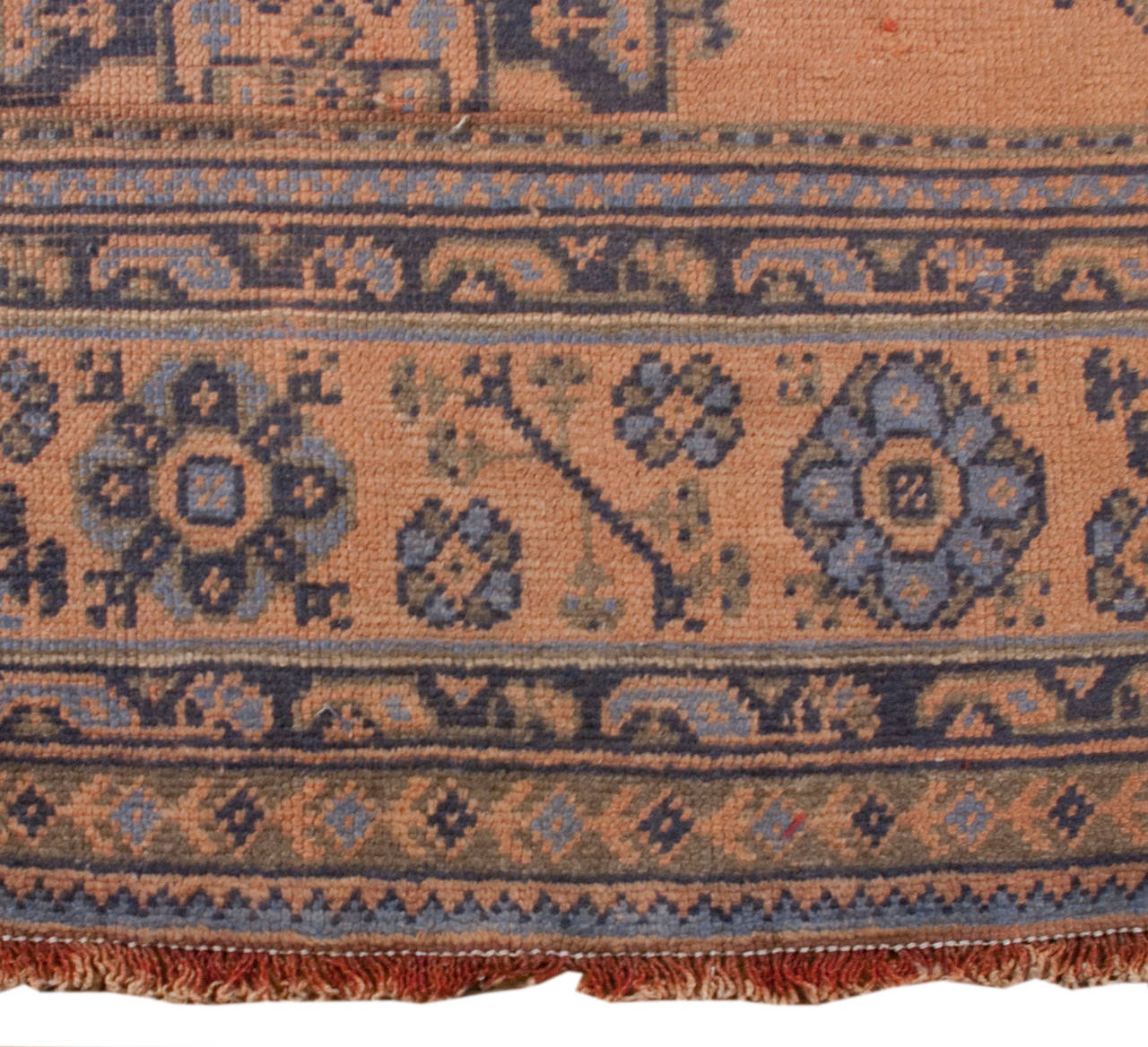 Vegetable Dyed Late 19th Century Oushak Rug