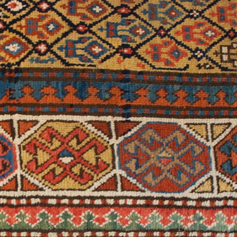 Persian 19th Century Gangeh Carpet For Sale