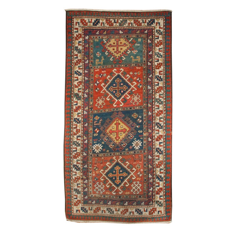 19th Century Kazak Carpet Runner