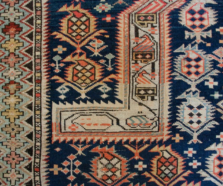 Unknown Late 19th Century Shirvan Prayer Rug For Sale