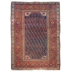 Antique 19th Century Malayer Carpet, 4'3" x 6'7"