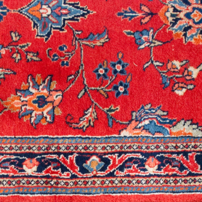 Vegetable Dyed Early 20th Century Sarouk Carpet Runner, 2'9