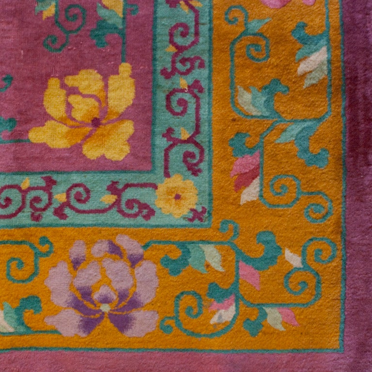 Chinese Art Deco Carpet, 9' x 12'
