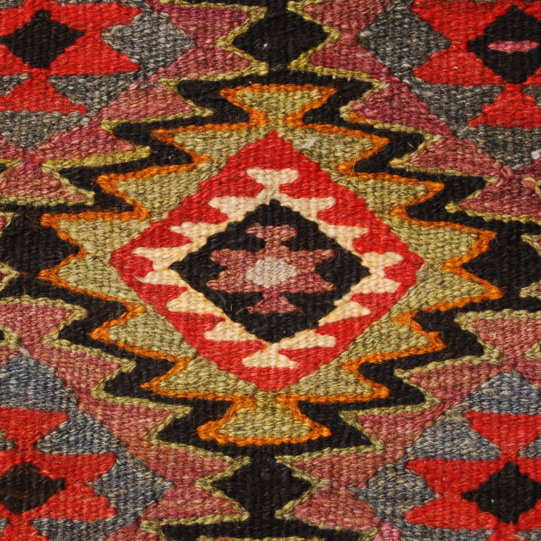 Mid-20th Century Early 20th Century Persian Kilim Runner For Sale
