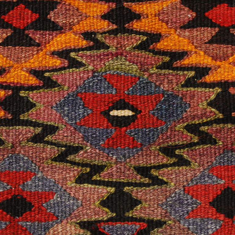 Wool Early 20th Century Persian Kilim Runner For Sale
