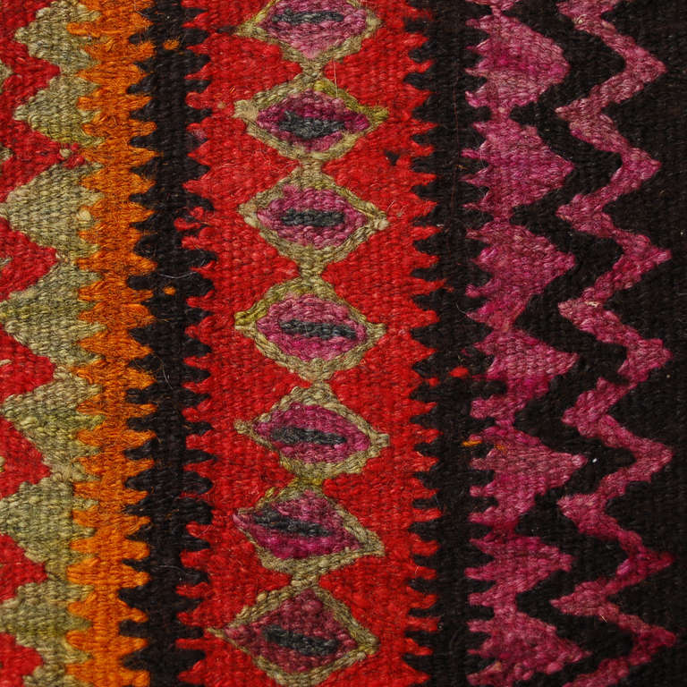 Early 20th Century Persian Kilim Runner For Sale 1