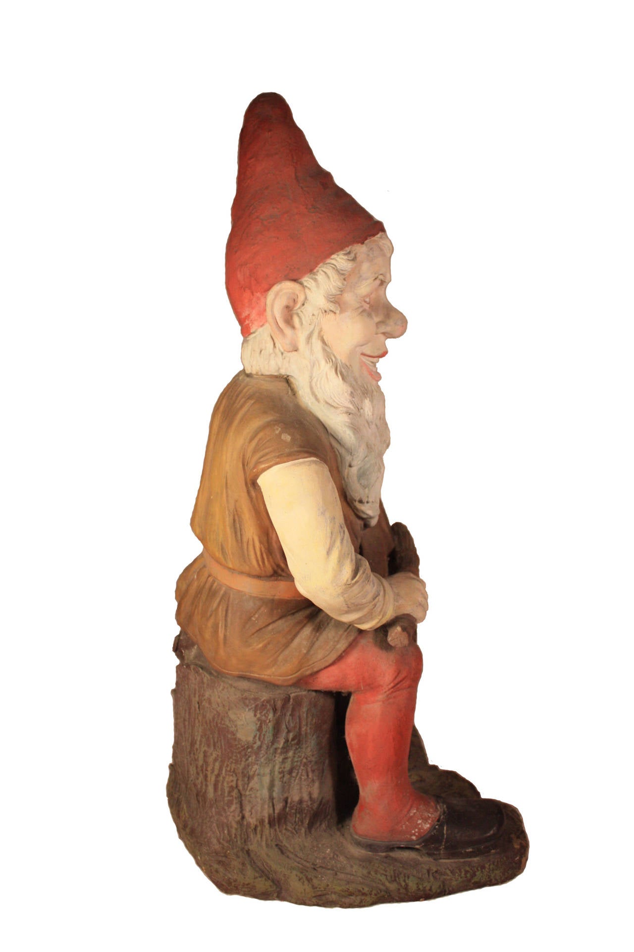 Czech Early 20th Century Garden Gnome