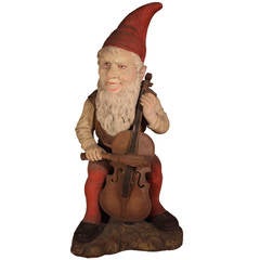 Antique Early 20th Century Garden Gnome