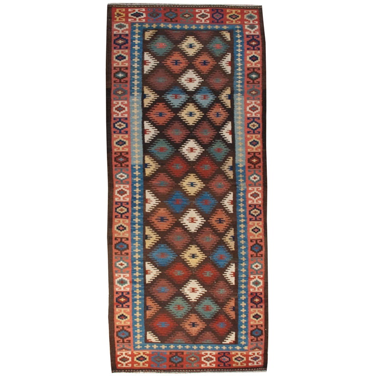 Early 20th Century Harseen Kilim Runner For Sale at 1stDibs