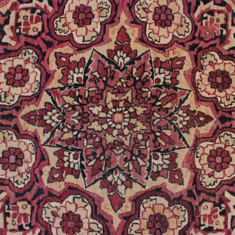 Wool Early 20th Century Persian Kirmanshah Carpet For Sale