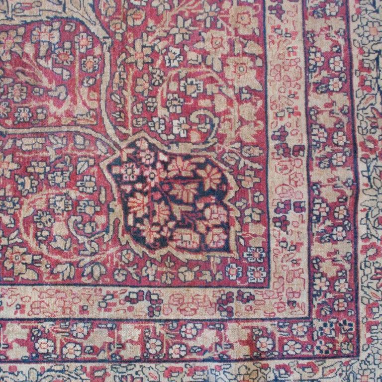 Persiano Tappeto persiano Kermanshah del XIX secolo in vendita