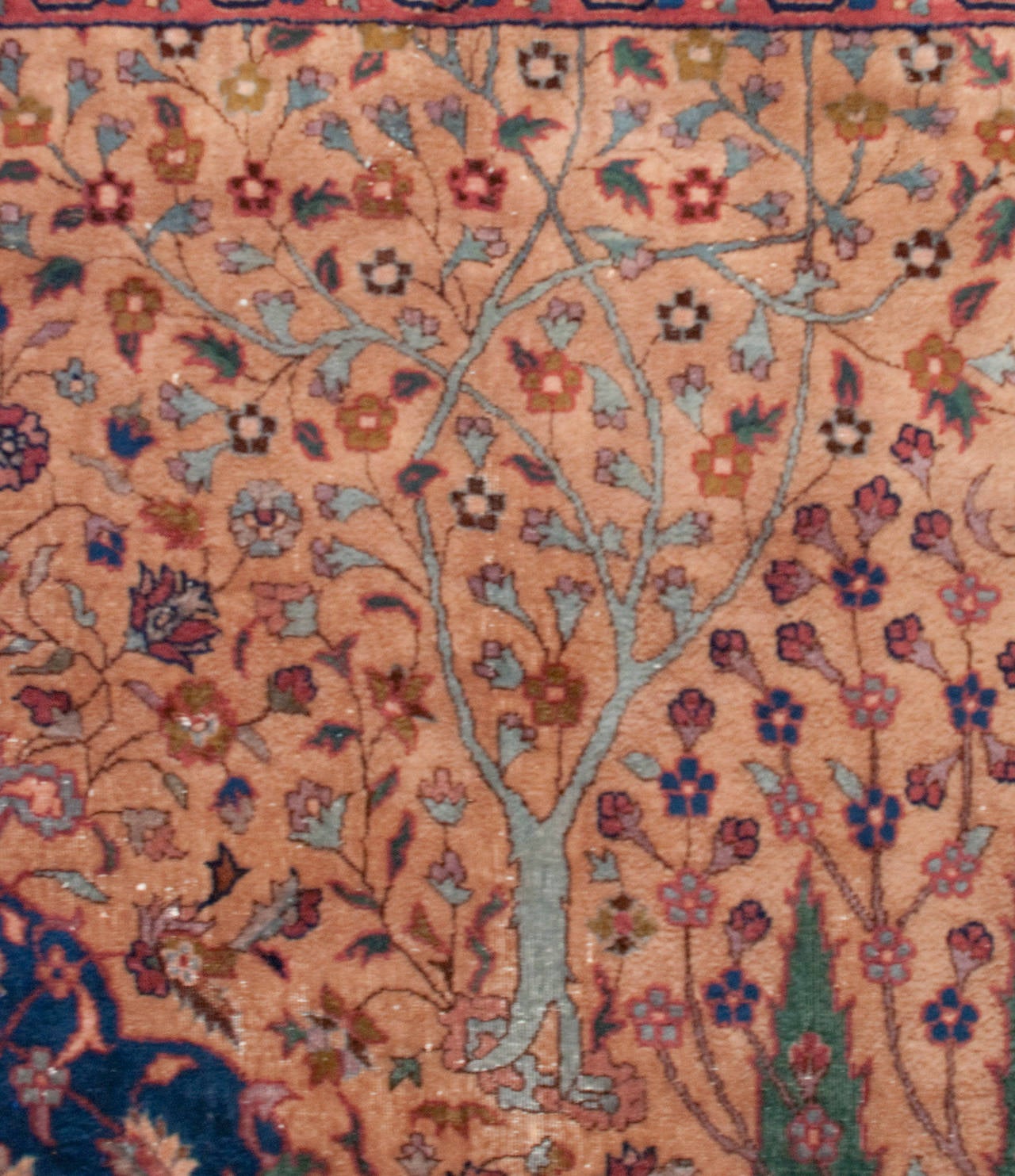 19th Century Agra Rug In Excellent Condition For Sale In Chicago, IL