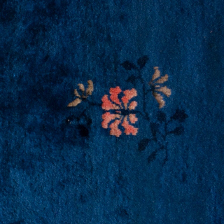 Vegetable Dyed Early 20th Century Chinese Feti Carpet