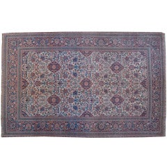 Early 20th Century Persian Kashan Rug, 6' x 9'