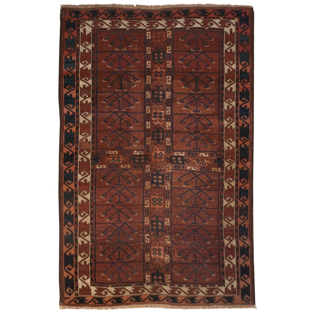 19th Century Bashir Rug For Sale