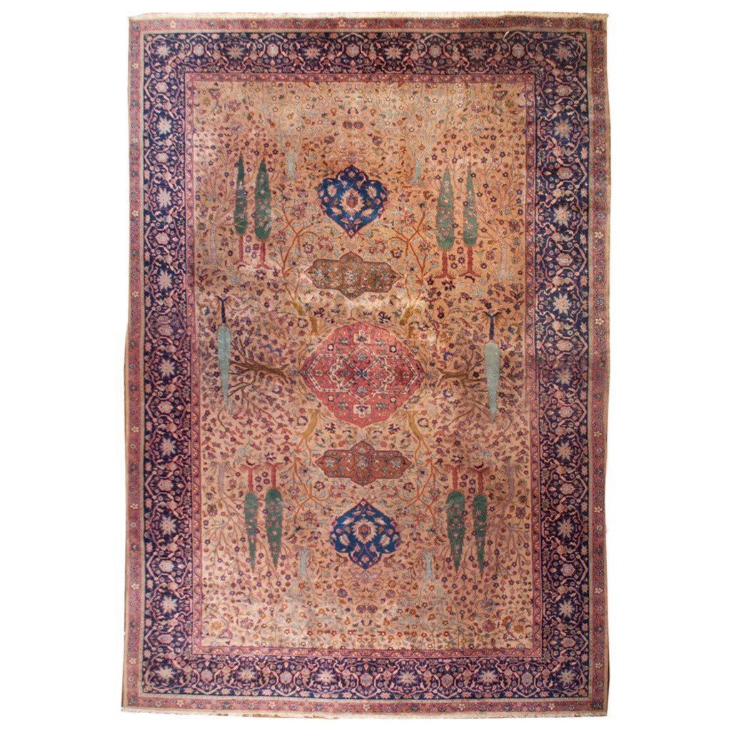 Tapis d'Agra du XIXe siècle