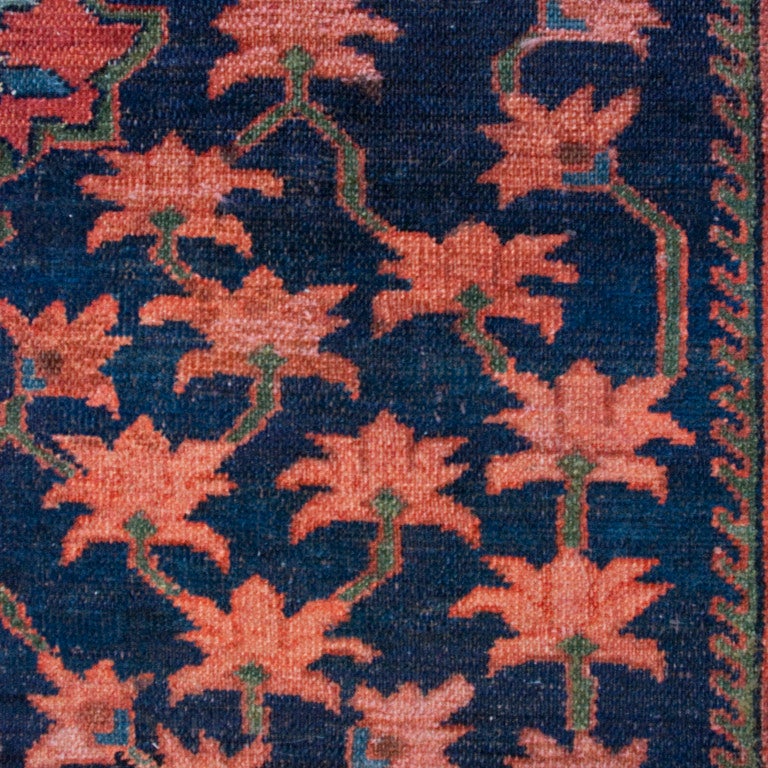 Vegetable Dyed 19th Century Nahavand Carpet