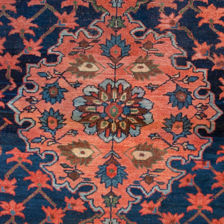 19th Century Nahavand Carpet In Excellent Condition In Chicago, IL