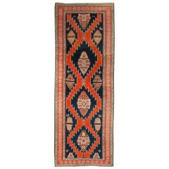 Antique Karebak Carpet, 3'3" x 9'4"
