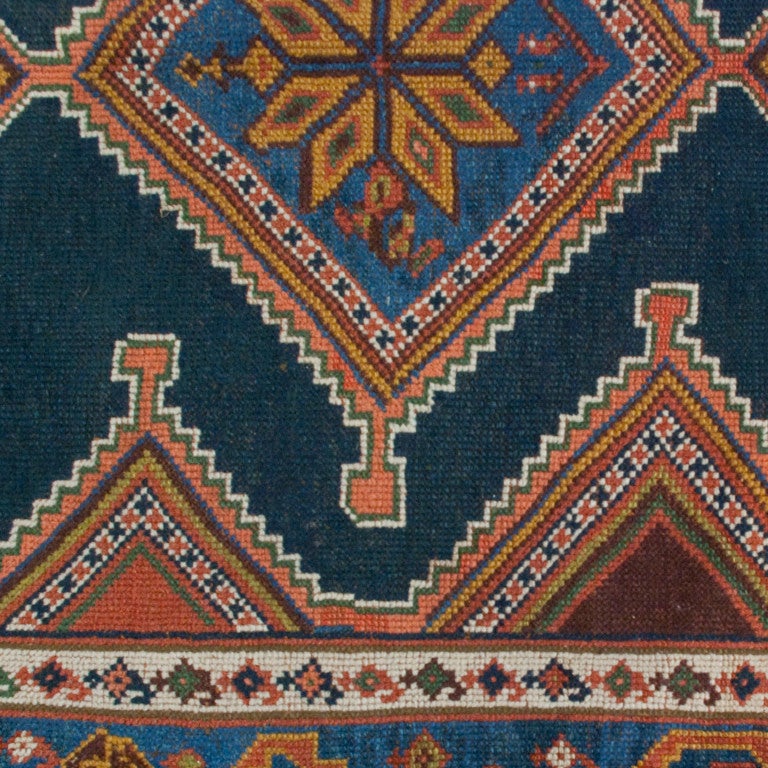 Vegetable Dyed Early 20th Century Persian Azeri Carpet For Sale