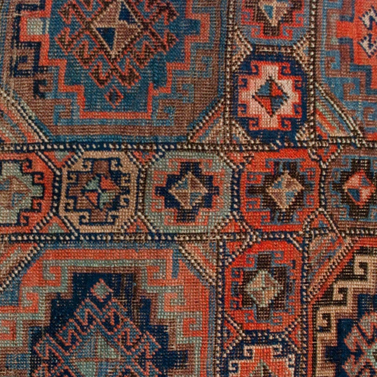 Vegetable Dyed 19th Century Persian Bidjar Carpet For Sale