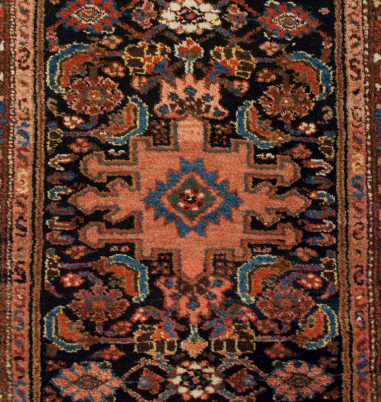 Early 20th Century Malayer Herati Runner In Excellent Condition In Chicago, IL