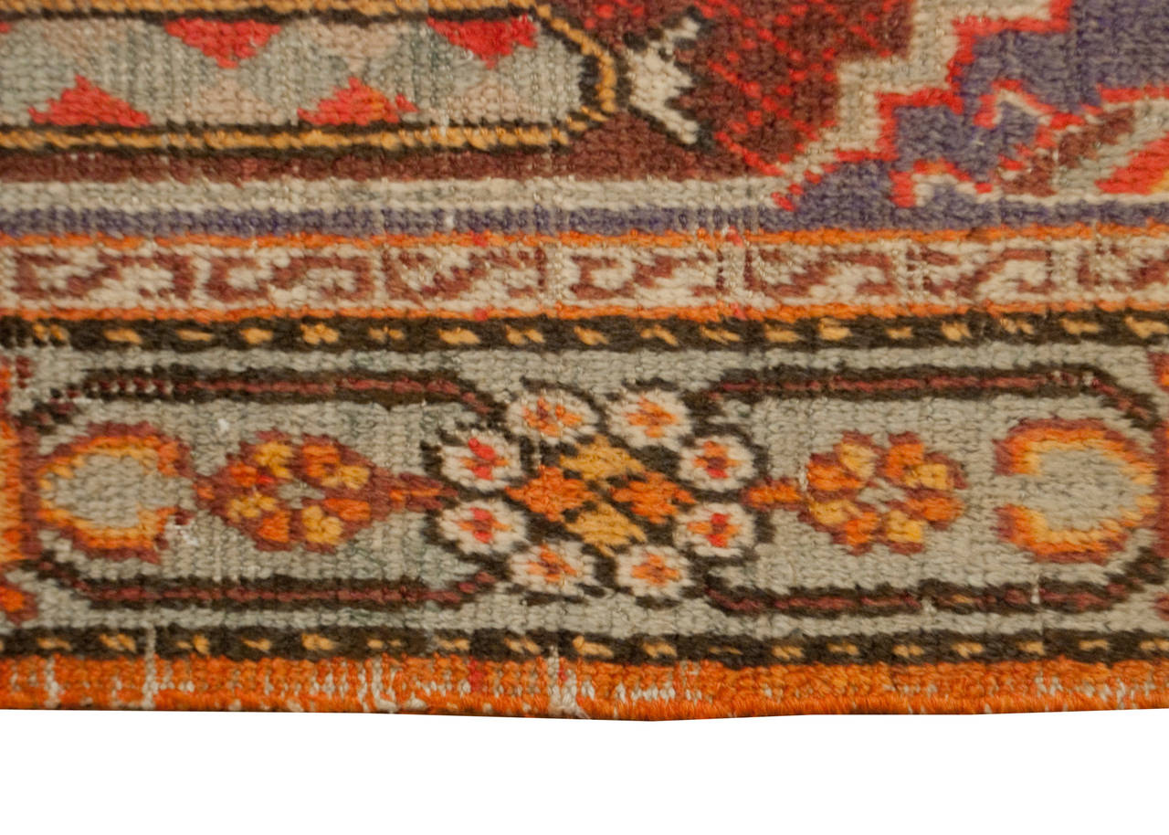 Vegetable Dyed Early 20th Century Khotan Prayer Rug For Sale