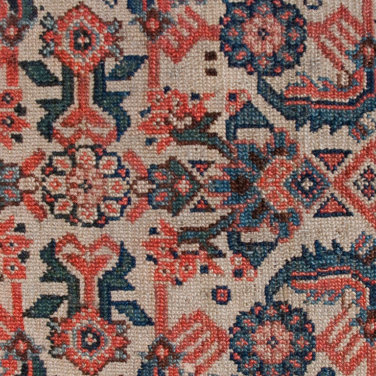 Persian 19th Century Semmeh Herati Carpet For Sale