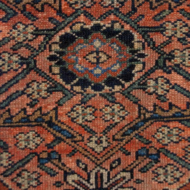 Vegetable Dyed 19th Century Malayer Carpet For Sale