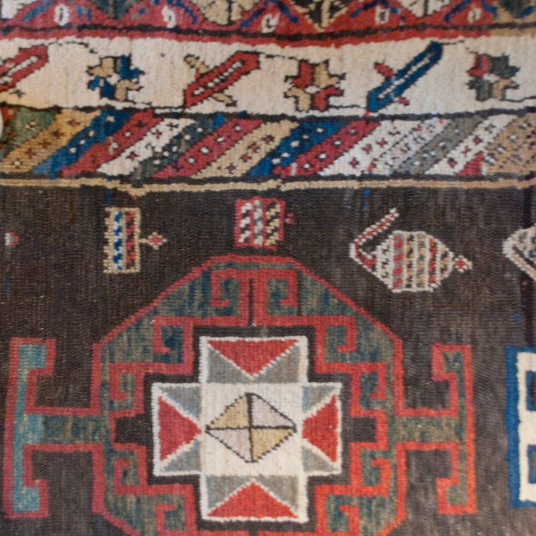 Persian 19th Century Azari Carpet Runner For Sale