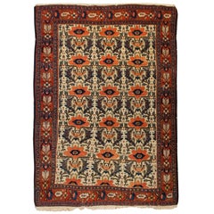 Antique Early 20th Century Senneh Rug