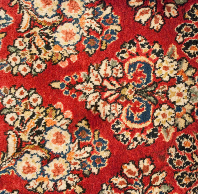 Wool Early 20th Century Sarouk Runner For Sale