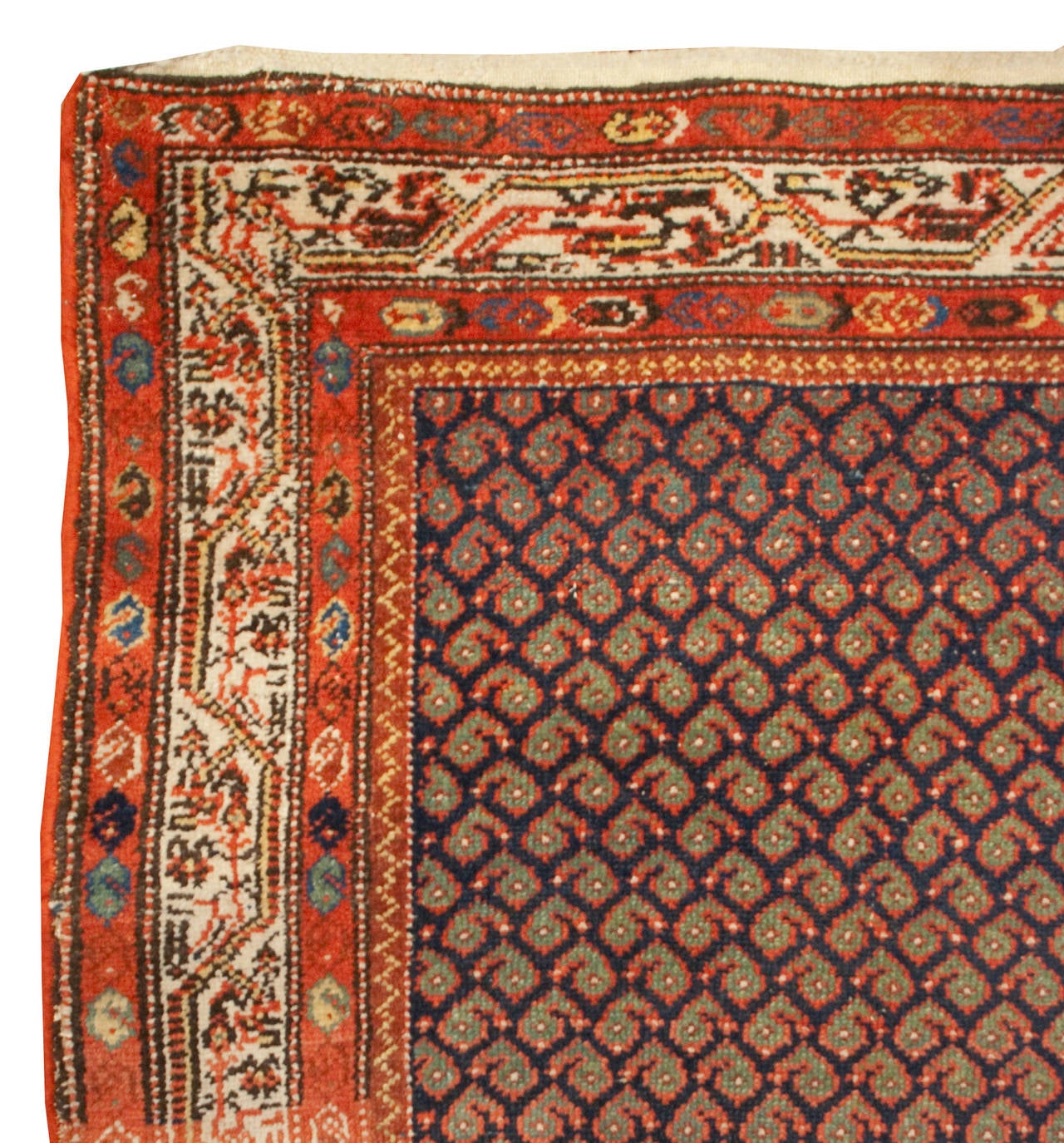 Vegetable Dyed Early 20th Century Seraband Runner For Sale