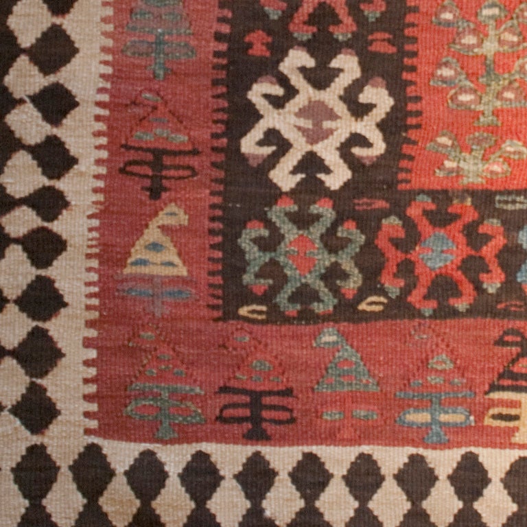 Azari-Kelim-Teppich des frühen 20. Jahrhunderts (Persisch) im Angebot