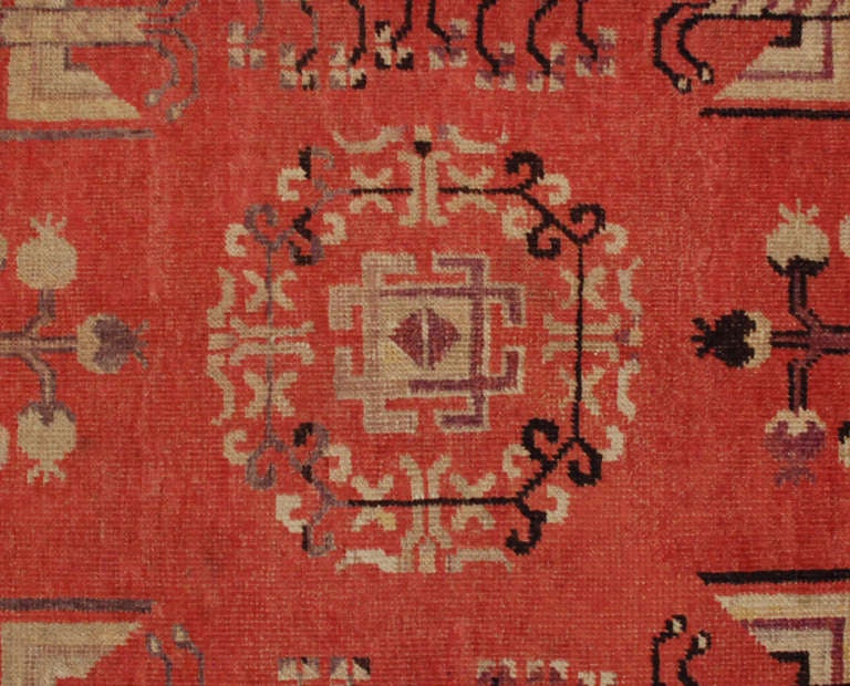 Antique Khotan Rug In Excellent Condition For Sale In Chicago, IL