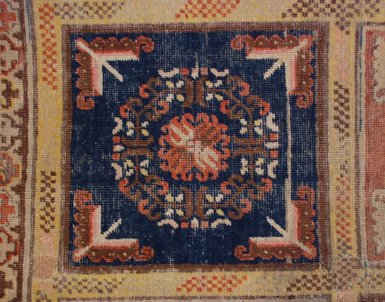 Antiker Samarkand-Teppich (Chinesisch) im Angebot