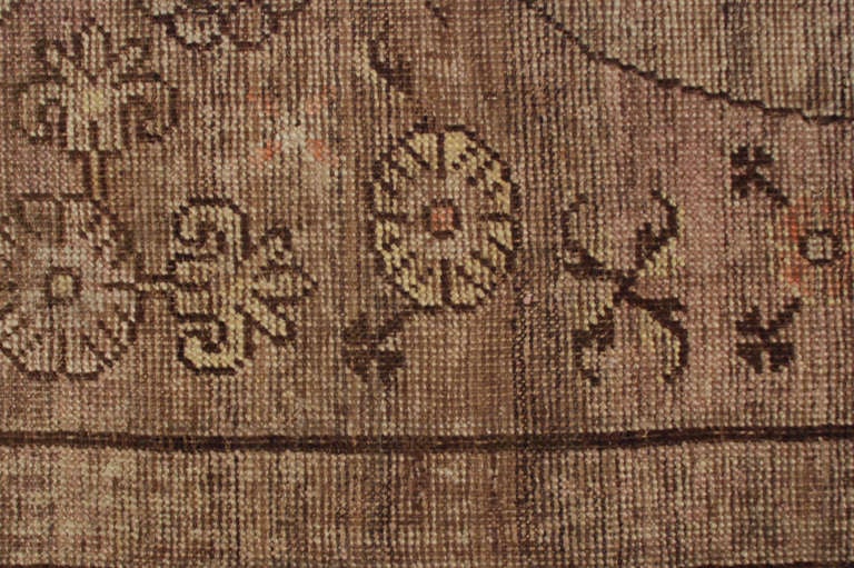 20th Century Antique Khotan Carpet