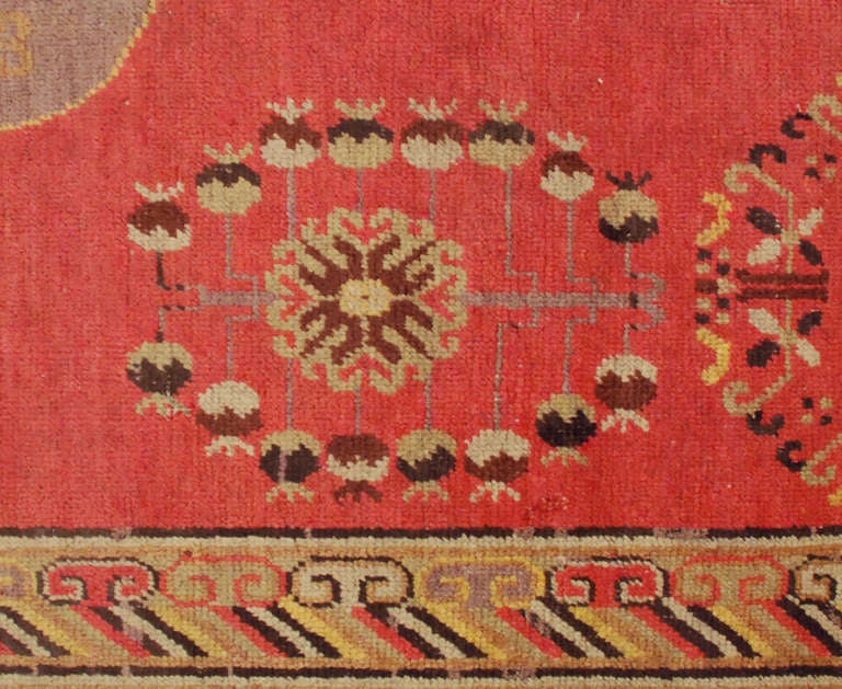 Chinese Early 20th Century Khotan Rug For Sale