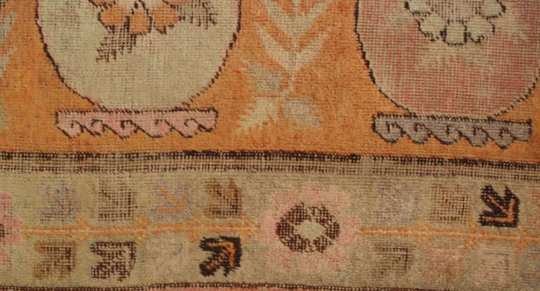 Antique Central Asian Samarkand Rug