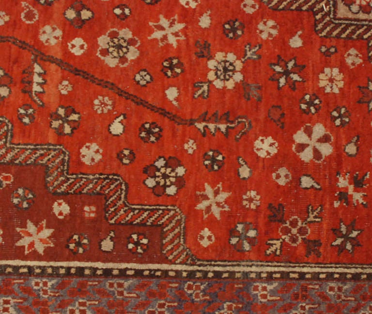 Early 20th Century Samarkand Rug In Excellent Condition For Sale In Chicago, IL