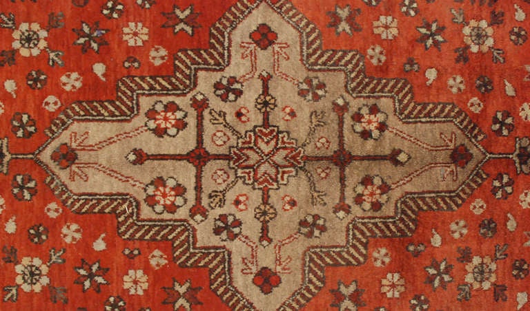 Wool Early 20th Century Samarkand Rug For Sale