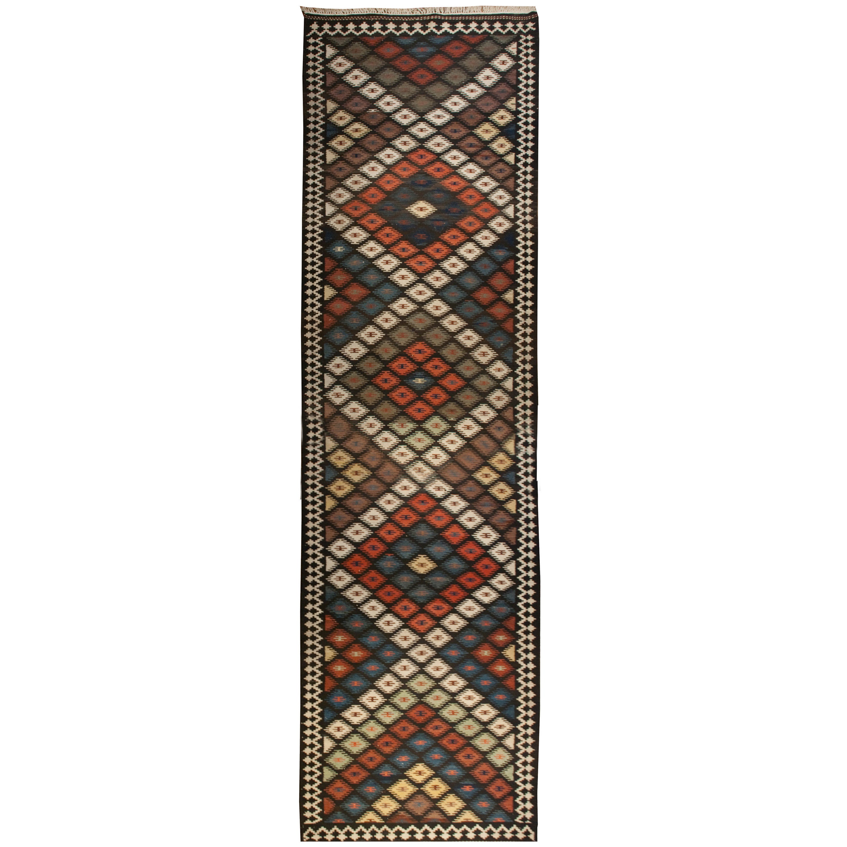 Early 20th Century Shahsavan Kilim Runner For Sale