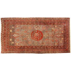 Antique Early 20th Century Central Asian Khotan Rug