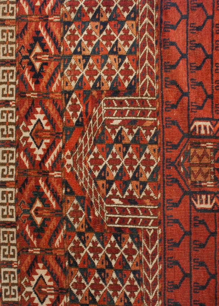 Wool 19th Century Engsi Prayer Rug For Sale