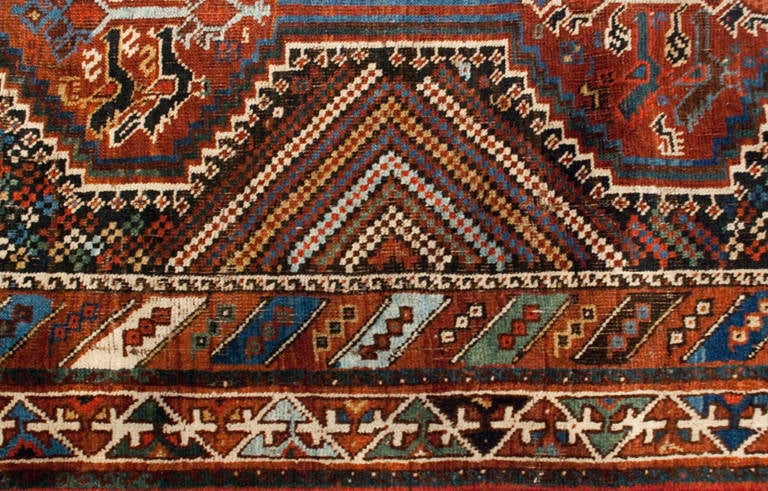 Tabriz 19th Century Gashgai Rug