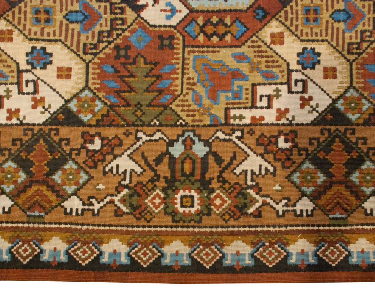 Mid-20th Century Balkan Kilim