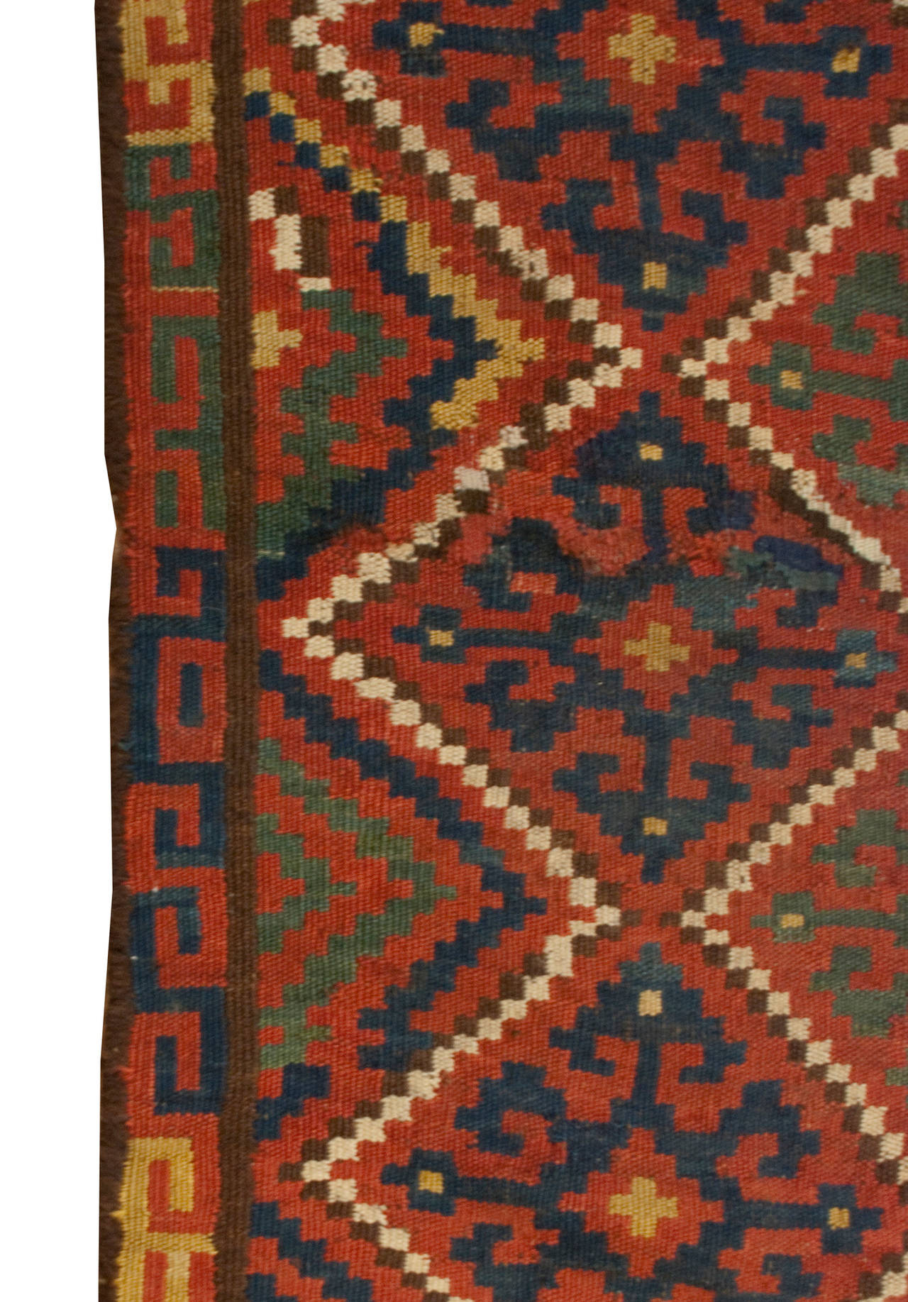 Kilim Tappeto Ersari Sumack dei primi del Novecento in vendita