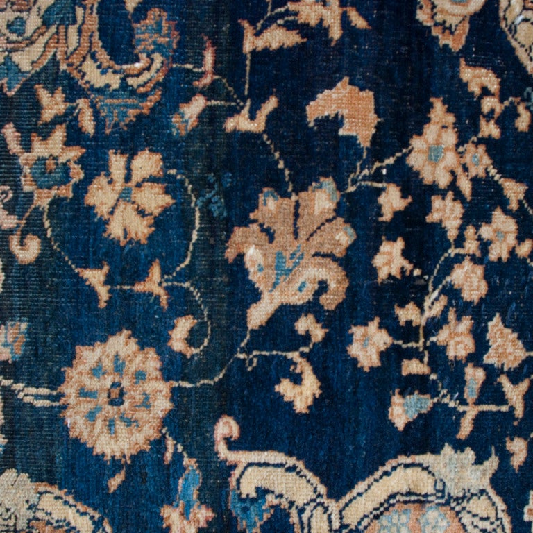 Vegetable Dyed 19th Century Tabriz Carpet For Sale