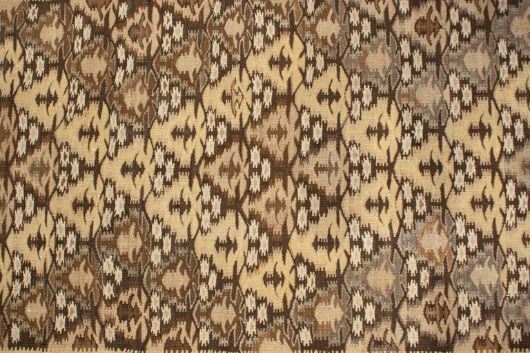 Early 20th Century Qazvin Kilim Runner