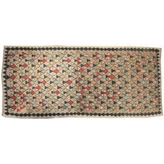 Antique Early 20th Century Gabbeh Kilim